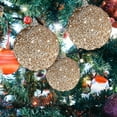 thumbnail image 2 of AZXY 6PC Christmas Tree Ornaments Balls Sets Clearance Gold Christmas Tree Ball Decorations Hanging Xmas Decor Shatterproof Holiday Party Home Office 3.14 inches, 2 of 8