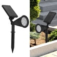thumbnail image 1 of Solar Lawn Light, 9LED Waterproof Solar Spotlights Outdoor Solar Spot Light Solar Pathway Lights LED Solar Landscape Lights For Lawn Walkway Garden Pathway Yard, 1 of 8