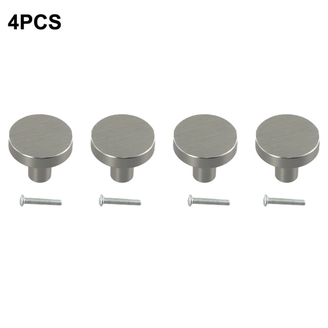 Bgsha Poignée Ronde Minimaliste Moderne pour Tiroir d'Armoire Espace Aluminium
