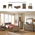 thumbnail image 5 of Signature Design by Ashley Casual Trinell Twin Bookcase Headboard  Brown, 5 of 7