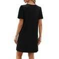 thumbnail image 5 of Fantaslook Summer Dresses for Women Short Sleeve V Neck Casual Shift Dress with Pockets, 5 of 8