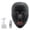 Dark black, variant on Silicone Cosmetology Practice Face Model, Reusable Full Face Head for Makeup Lessons Beauty School and Display Use