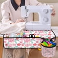 thumbnail image 4 of HELLHERO Thanksgiving Sewing Machine Mat Removable Storage Bag Storage Sewing Machine Organizer Mat Fabric Polyester for Most Sewing Machine Table, Thanksgiving Fall Rose Pattern, 4 of 5