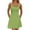 Green, variant on Mqqzkk Womens Sleeveless Dresses Spring Summer Squared Neck Elegant Mini Dress Casual Summer Trendy Outfits 2025