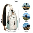 thumbnail image 5 of Indian Paisley Sling Backpack – Boho Floral Crossbody Daypack, Lightweight Anti-Theft Travel Bag with Adjustable Strap & Multi-Pocket Design, 5 of 6