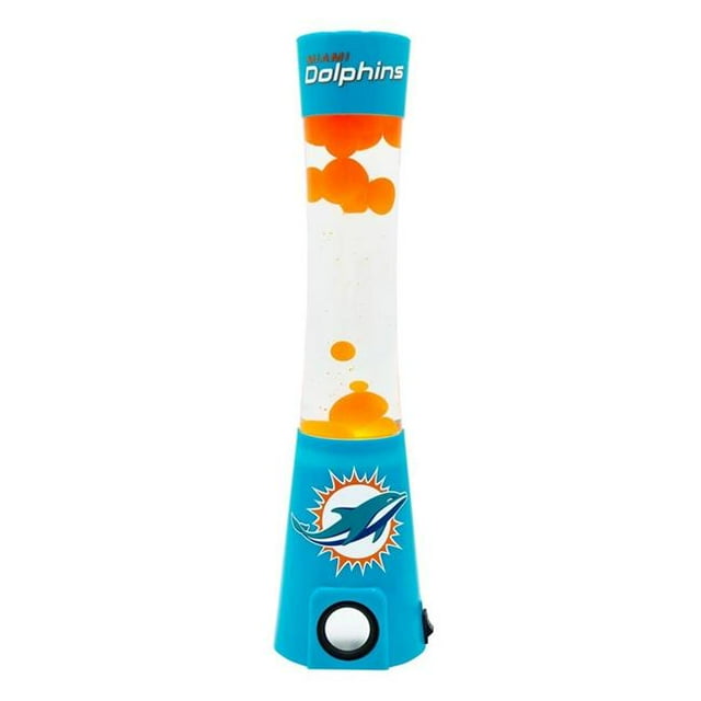 Sporticulture MGLMPMIA Team Pride NFL Miami Dolphins Magma Lamp Speaker