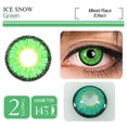 thumbnail image 1 of Lentillas de colores para Halloween, lentes de contacto de OVOLOOK-1pair(2 piezas), de arte multicolor, para Cosplay, hermoso ojo, (diámetro: 14,5 m), 1 of 4