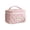Pink, variant on TACILIP Travel Portable Velvet Corduroy Makeup Toiletry Bag Set Large Opening Multi Purpose Pouches for Organized Storage, Organizer