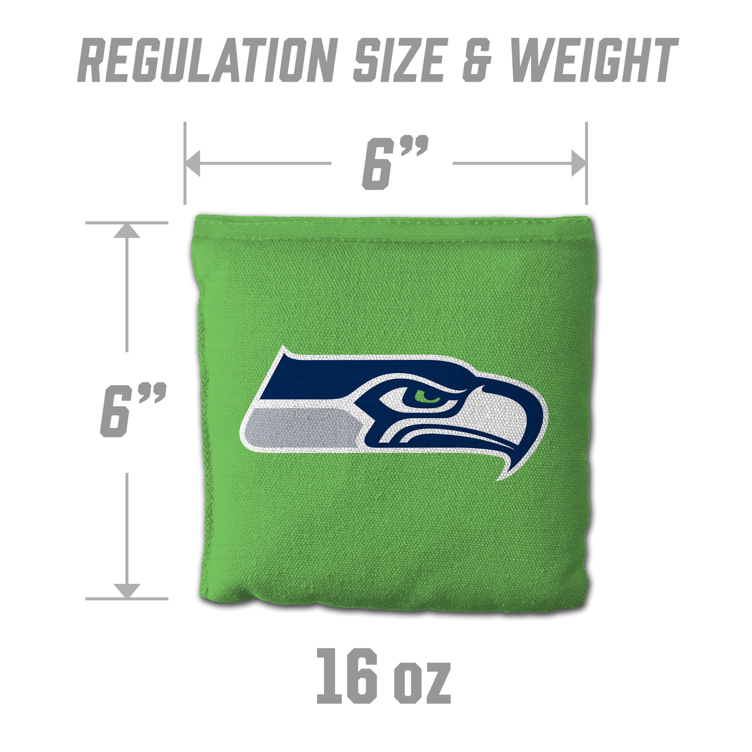 Seattle Seahawks 8pk Licensed Cornhole Bags