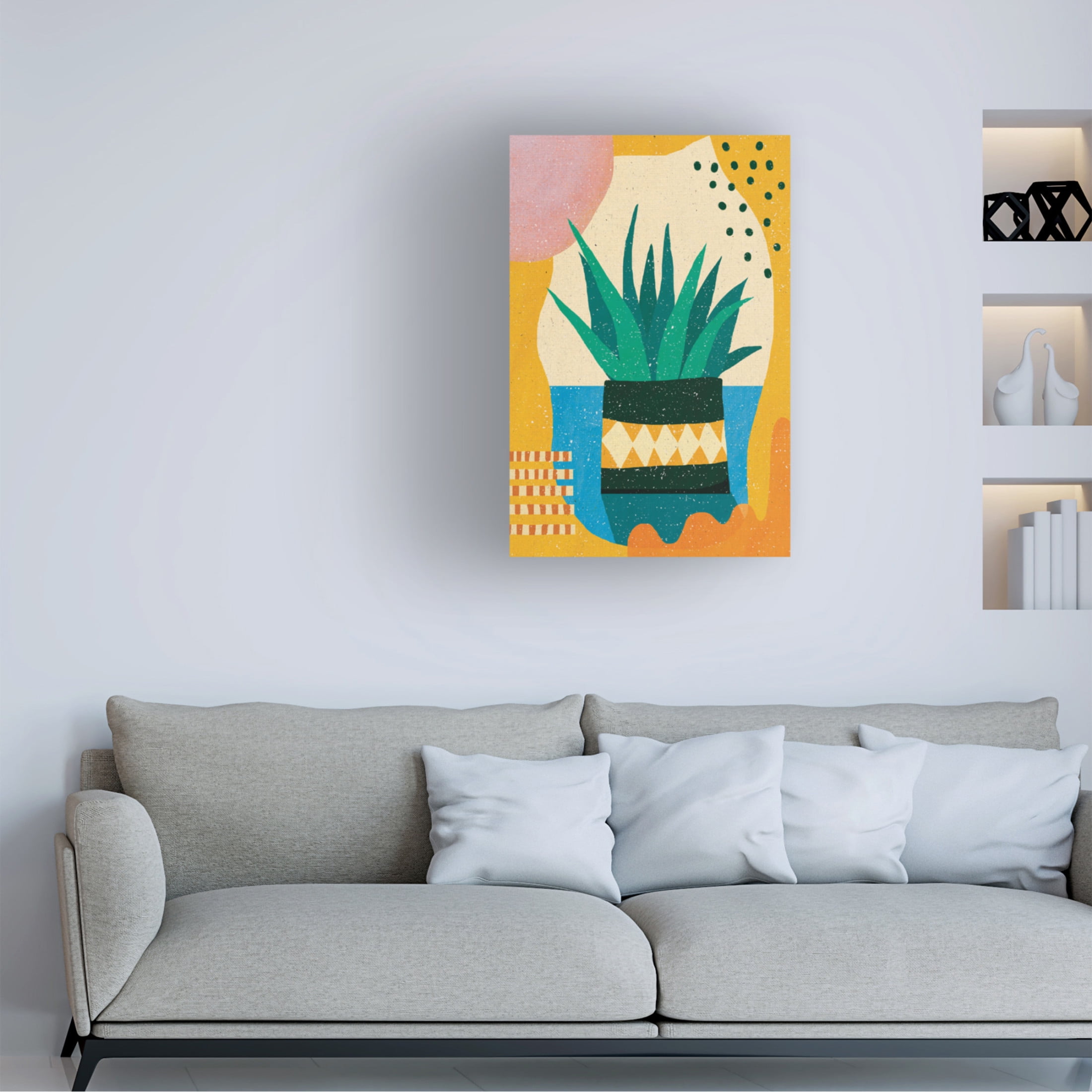 Trademark Fine Art Aylin Demir The Orange Day Canvas Wall Art