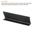 thumbnail image 4 of 2x7inch Aluminum Name Plate Holder, L Type for Desk Sign Holder Black, 4 of 6