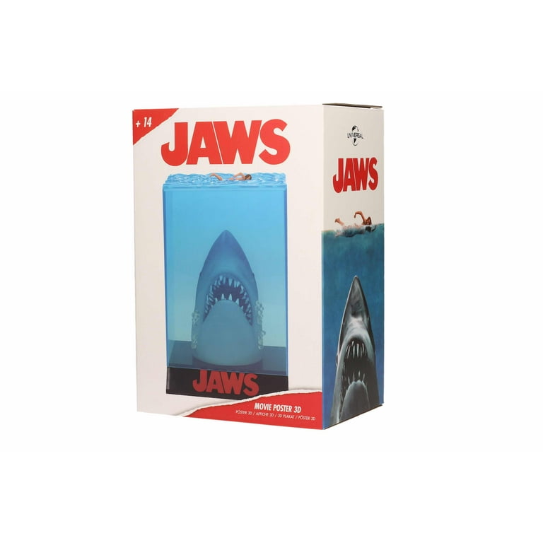 Amazon.com: Jaws 3D Movie Poster Statue : Toys & Games