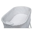 thumbnail image 5 of Delta Children Sweet Dreams Bassinet with Airflow Mesh - Bedside Portable Crib with Vibration, Lights and Music, Grey Infinity, 5 of 9