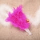 thumbnail image 4 of Abanico de Mano Plegable Xihbxyly Elegante con Plumas Grandes para Danza de Bailarina de Bodas, 4 of 5