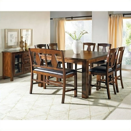 Steve Silver Company Lakewood 9 Piece Counter Height Dining Set Steve Silver Company Lakewood 9 Piece Counter Height Dining Set