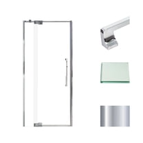 Transolid IPD367610C-J-PC Irene 32-36 in. W x 76 in. H Pivot Shower Door in Polished Chrome with Clear Glass