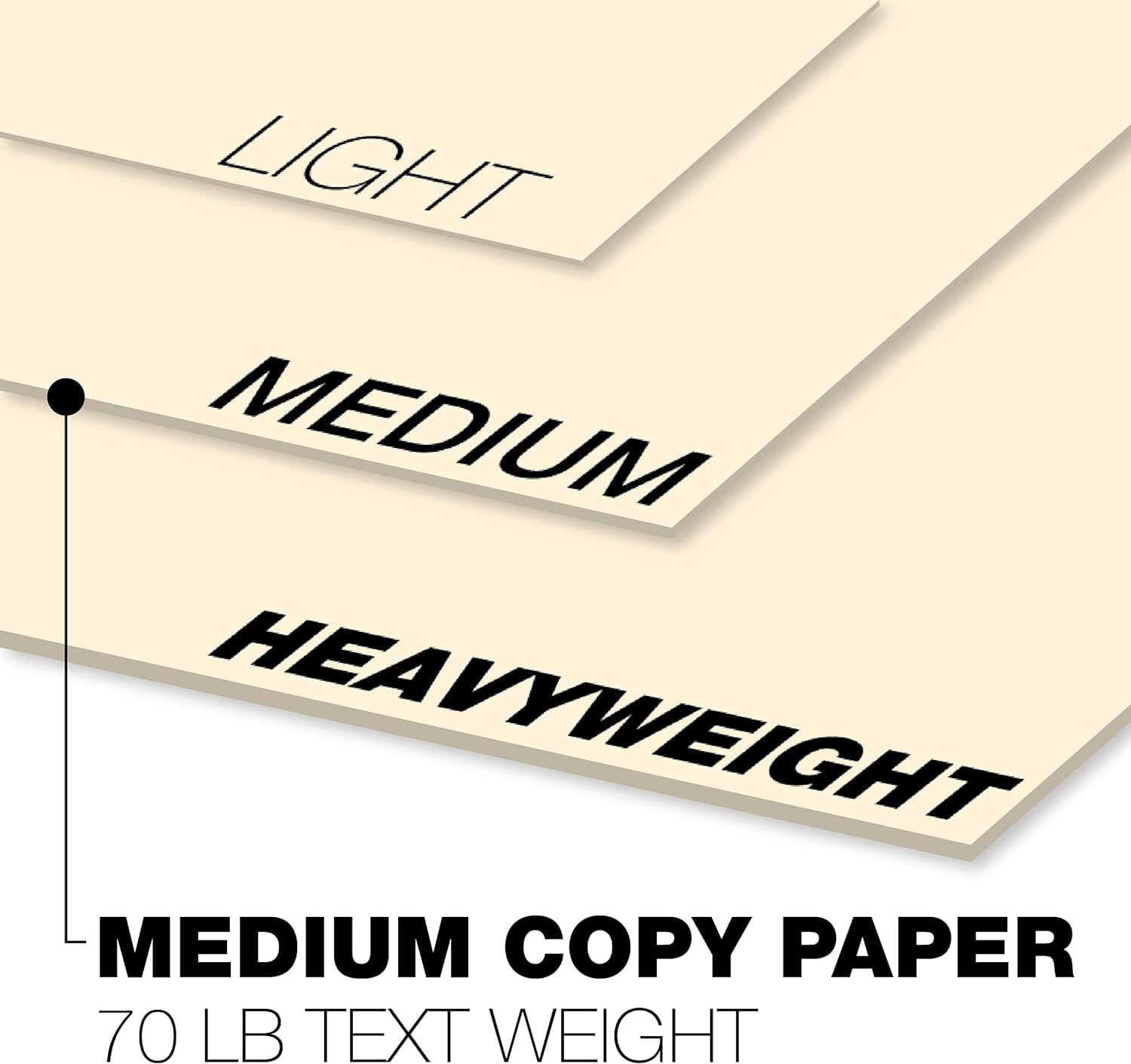 Springhill Digital Opaque Colors Ivory, 70lb, Letter, 8.5 x 11, 500 Sheets / 1 Ream, Made The USA