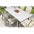 thumbnail image 1 of 4ft Folding Table, Plastic Portable Dining Table for Party Card Picnic Camping, Granite White, 1 of 2