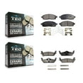 thumbnail image 1 of TEC Front Rear Ceramic Brake Pads Kit for Car Ford F-150 Lincoln Mark LT KTC-100055, 1 of 10