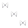 thumbnail image 2 of pitrice Unisex Brace Replacement Korean Easy Matching Elastic Back Braces Grey 3Set, 2 of 6