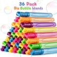 thumbnail image 2 of Juego de varitas de burbujas IJIGU, paquete de 36 unidades en 6 colores para niños mayores de 3 años, 2 of 7