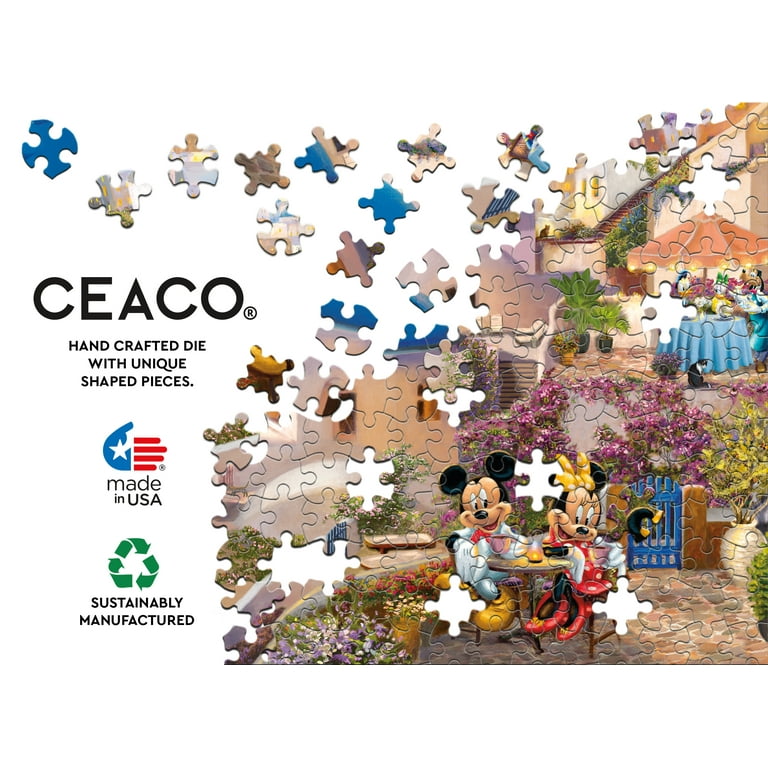 Ceaco - Thomas Kinkade - Disney - Mickey & Minnie Travel