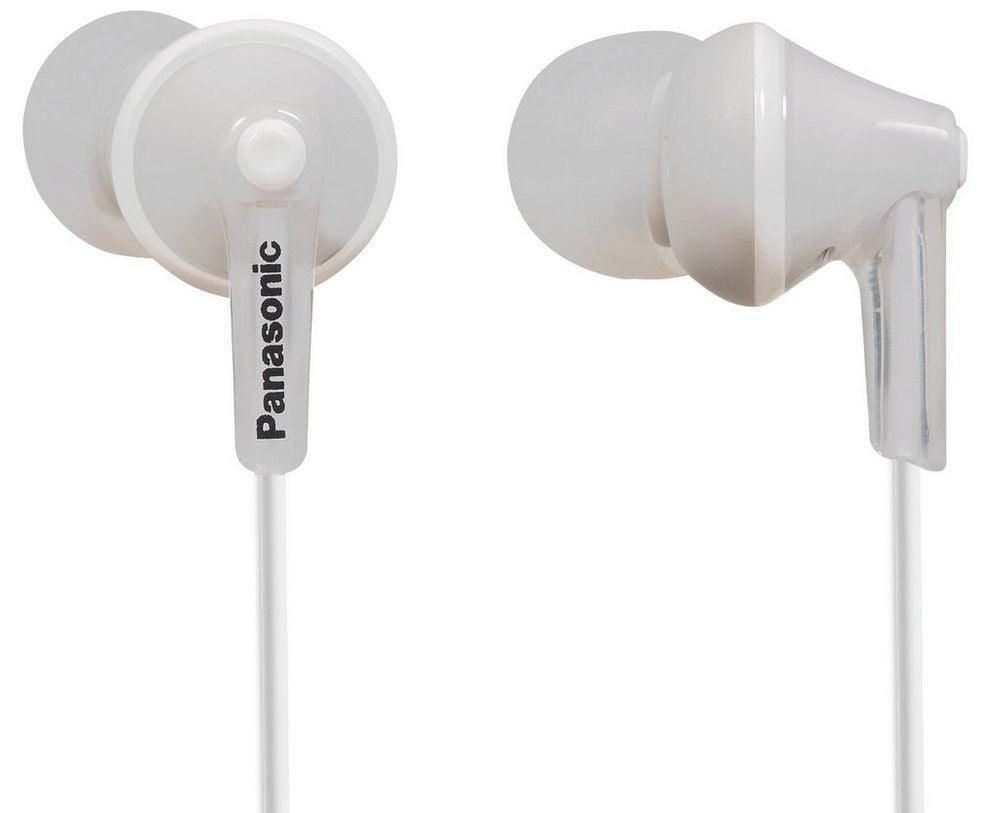 Panasonic RP-HJE125-K Stereo In Ear Canal Bud Ergofit Headphones RPHJE125 Black 