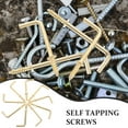 thumbnail image 6 of 50 Pcs Hooks for Hanging Outdoors Hangers Right Angle Screw, 6 of 8