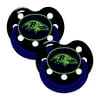 NFL Baltimore Ravens Glow in the Dark 2-Pack Pacifiers