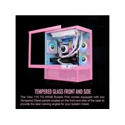 Thermaltake View 170 TG ARGB Bubble Pink Micro Chassis - Micro Tower - Bubble Pink - Tempered Glass, SPCC - 3 x Bay - 3 ? 120mm Fan(s) Installed - Micro ATX, Mini ITX Motherboard Supported - 2 x Fa...