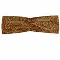 thumbnail image 1 of Oriental Headband, Symmetric Colorful and Antique Composition, Elastic and Soft Women's Bandana for Sports and Everyday Use, Grey Red Coconut, by Ambesonne, 1 of 3