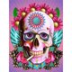 thumbnail image 1 of Kits de pintura de diamantes de bricolaje Calavera colorida Taladro cuadrado completo Imagen de diamantes de imitación Likrtyny Arte deco, 1 of 8