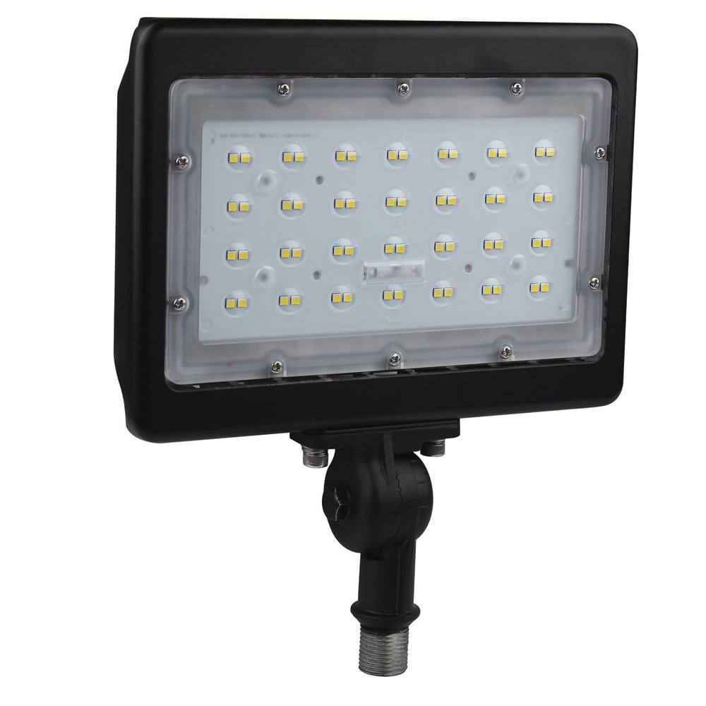 50W Bronze LED Large Flood Light 5000K with Adjustable Neck