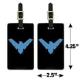 thumbnail image 4 of Batman Nightwing Logo Luggage ID Tags Suitcase Carry-On Cards - Set of 2, 4 of 6