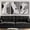 Black White Grey-16" W x 24" H x 3Pcs, variant on Canvas Art Prints Black and White Dialogue 16" W X 24" H X 3pcs Abstract Wall Decor