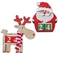 thumbnail image 5 of DiMaddie 1 Set 2 Pcs Decorative Christmas Wooden Calendars Creative Wooden Adornments, 5 of 6