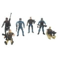 thumbnail image 2 of 6 piezas 1/18 figuras de acción modelo juguetes, favores de fiesta coleccionables fuerzas especiales hombres para adolescentes niños regalos, 2 of 8