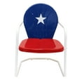 thumbnail image 3 of Leigh Country Retro Metal Texas Flag Chair, 3 of 6
