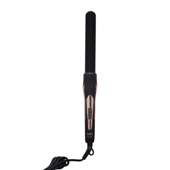 Maxius Safecurl Silicone Curling Wand with Burnstop Heatguard 1 1/8" Barrel