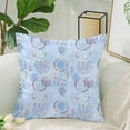 thumbnail image 2 of MKHERT Blue Boho Style Pillow Covers Pillowcase Throw Pillows 18x18 inch, 2 of 2
