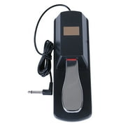 Crazyview Sustain pedal for keyboard Universal Piano Keyboards Sustain Foot Pedal Durable Accessory for Electronic Keyboards Digital Piano (Black)