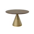 thumbnail image 2 of Contemporary Home Living Dining Table with Pedestal Base - 48" - Gold, 2 of 7