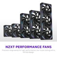 thumbnail image 2 of Ventilador NZXT F240X Performance de marco único con 2 PWM RGB de 120 mm, 2 of 9
