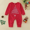 thumbnail image 1 of Family 2 Pieces Pajamas Set Casual Tree Printed Christmas Style Sleepwear Outfit, 1 of 9