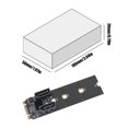 thumbnail image 3 of Adaptador Adaptador NGFF M2 NVME a SATA3.0, adaptador de tarjeta de 6Gbps, tarjeta elevadora M.2 Key-M PCIE 3,0, 3 of 7