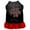 Black W/Red, variant on Pet Dog Cat Dress Rhinestone, "Happy Valentines Day"