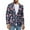 Christmas Candy Cane, variant on Black Leopard Print Mens Blazer Jacket One Button Comfortable Men's Casual Blazers Sport Coats Long Sleeve Stretch Sport Coat Jacket Stylish Size M