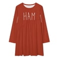 thumbnail image 3 of Ham : To Kill A Mockingbird Literally Scout Halloween Costume Long Sleeved Dress beach dresses, 3 of 4