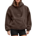 thumbnail image 3 of TGPMGRZ Cat Pouch Hoodie for Women with Pocket Dog Pouch Sweatshirts Pet Carrier Animal Holder Pullover Hoodies, 3 of 5