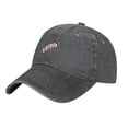thumbnail image 3 of ZICANCN Pink Candy Adjustable Baseball Cap Women , Hats for Men Adult Washed Cotton Denim Baseball Caps Fashion Deep Heather, 3 of 6